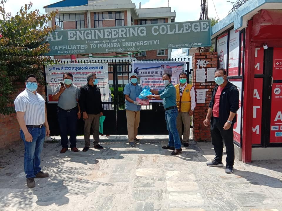 भक्तपुर  चेम्बर  अफ  कमर्श र  भक्तपुर लायन्स  सेवा  समन्वय  समितिको ‘सेवा परमो धर्म’ अभियान