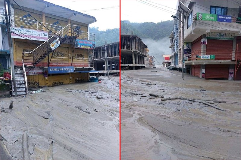 देशका विभिन्न भागमा बाढी, पहिरो र डुवानले क्षति