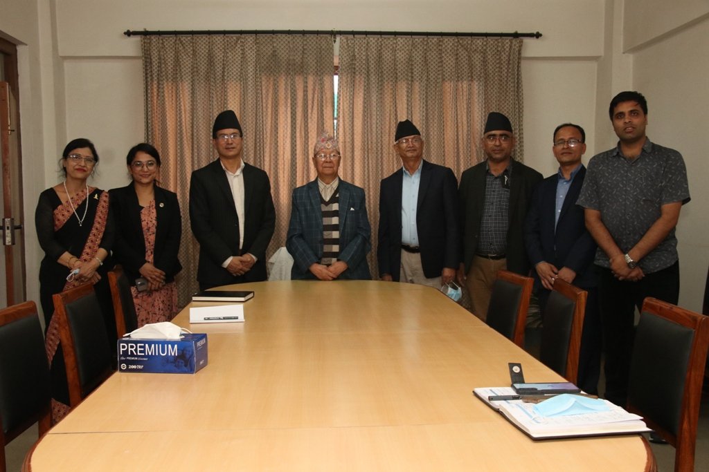 नेमकिपा अध्यक्ष बिजुक्छें र बागमति प्रदेशका मुख्यमन्त्री पौडेलबीच भेटवार्ता